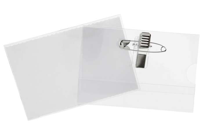Rexel Convention Card Holder with Pin & Clip x 50's pack
