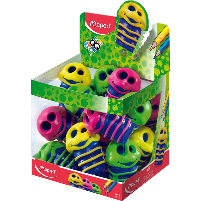 Maped Croc Croc 2 Hole Pencil Sharpener (Set of 18)