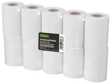 57mm x 57mm Thermal Paper Roll x Pack of 10 Rolls, Eftpos  Receipt Rolls FPITR57X57