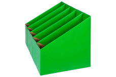 Marbig Narrow Book Box Green 5's pack