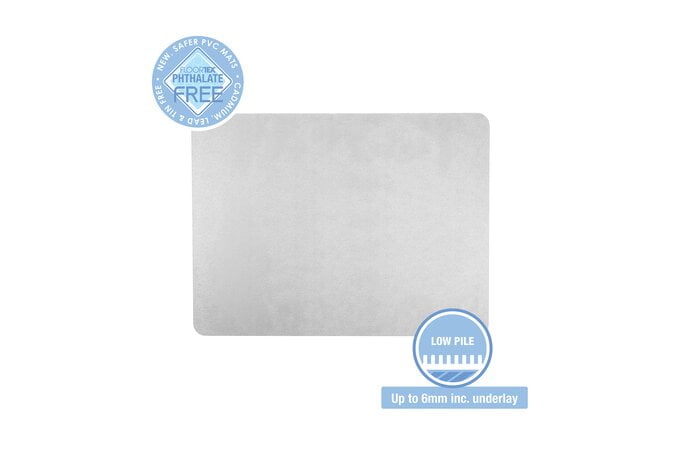 Floortex Multi-Purpose Chair Mat for Low Pile Carpet 75cm x 120cm AOACCMFLVG0005