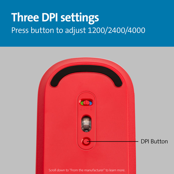 Kensington Suretrack Bluetooth Mouse - Red