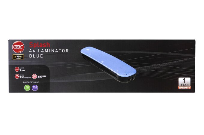 GBC Splash A4 Laminator Blue