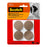 Scotch Gripping Pads, 3.8cm Round Brown, Pack of 8