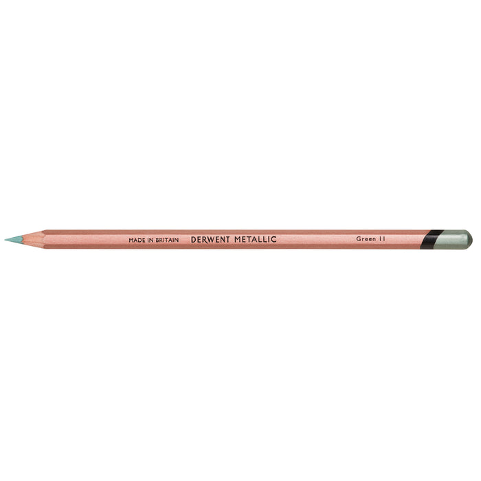 Derwent Metallic Pencil Green x 6's pack