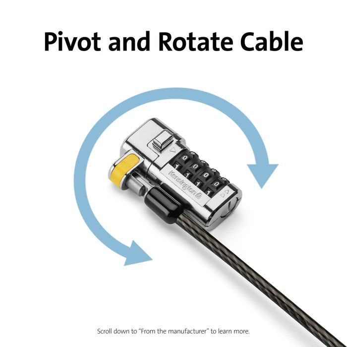 Kensington ClickSafe Combination Lock for Nano Slot