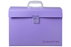 ColourHide Polyprop Expanding Carry File, Purple