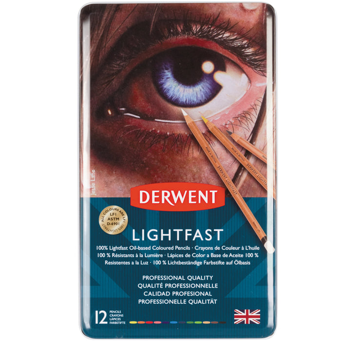 Derwent Lightfast Pencil Full Height 12's