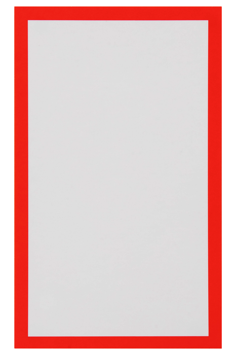 QuikStik Display Tickets Red Border 75 x 125mm x 10's