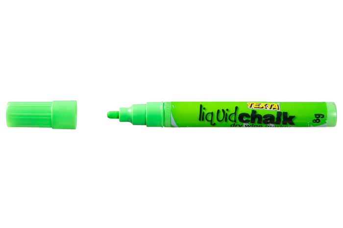 Texta Liquid Chalk Marker Bullet Dry Wipe Green