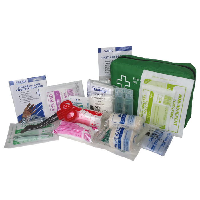 Premium 1-5 Person Industrial First Aid Work Place Kit Soft Pack - DTS Medical