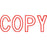 Xstamper Cx-Bn 1006 Copy Red Stamp