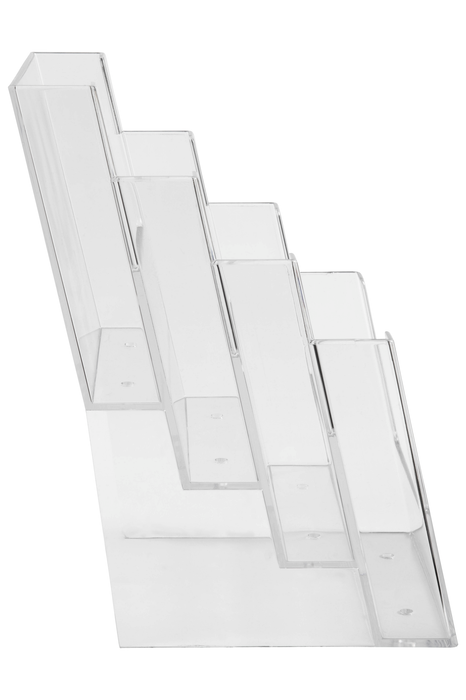 A5 Brochure Holder 4 Tier - Freestanding