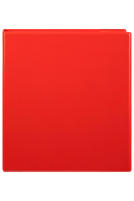 Marbig A4 Insert Cover Ring Binder, 38mm 2 D Rings, Red