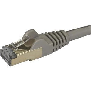 5m CAT6a Ethernet Cable - Grey - RJ45 Snagless Connectors - CAT6a STP Cord - Copper Wire - Network Cable (6ASPAT5MGR) IM4833163