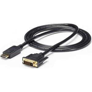 6 ft DisplayPort to DVI Adapter Cable - M/M - DisplayPorty to DVI Converter Cable - 6 Foot DP to DVI Cable - 1920x1200 / 1080p IM1617284