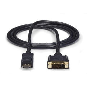6 ft DisplayPort to DVI Adapter Cable - M/M - DisplayPorty to DVI Converter Cable - 6 Foot DP to DVI Cable - 1920x1200 / 1080p IM1617284