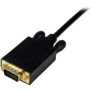 6 ft Mini DisplayPort to VGA Active Adapter Converter Cable - 6 foot mDP to VGA Video Adapter Converter - Mini DP to VGA Cable for Mac or PC 1920x1200 - Black IM2482481