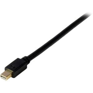 6 ft Mini DisplayPort to VGA Active Adapter Converter Cable - 6 foot mDP to VGA Video Adapter Converter - Mini DP to VGA Cable for Mac or PC 1920x1200 - Black IM2482481
