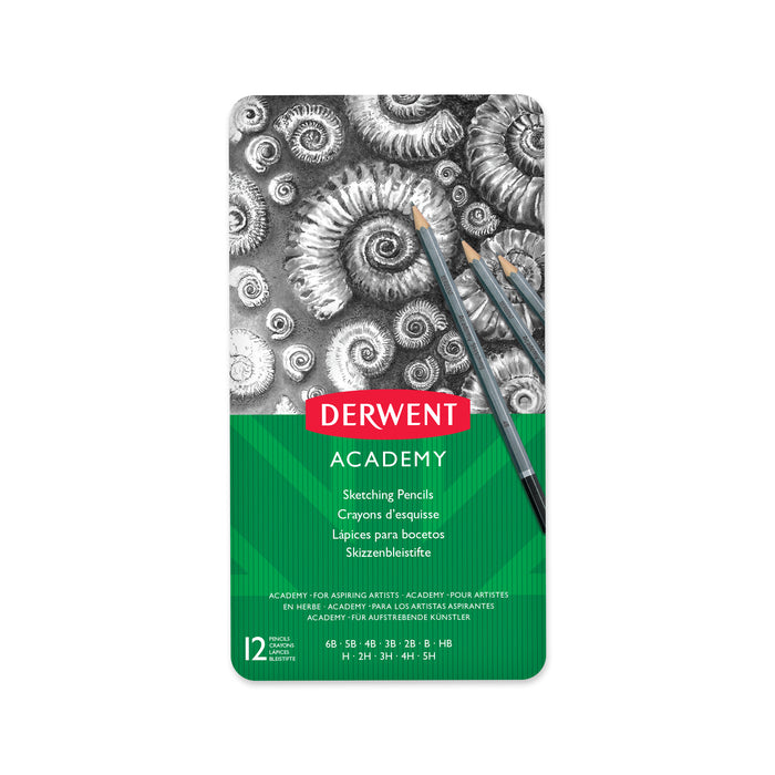 Derwent Academy Sketching Pencil Full Height 12's (2301946F)