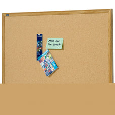 Corkboard With Oak Frame 1200 x 900mm