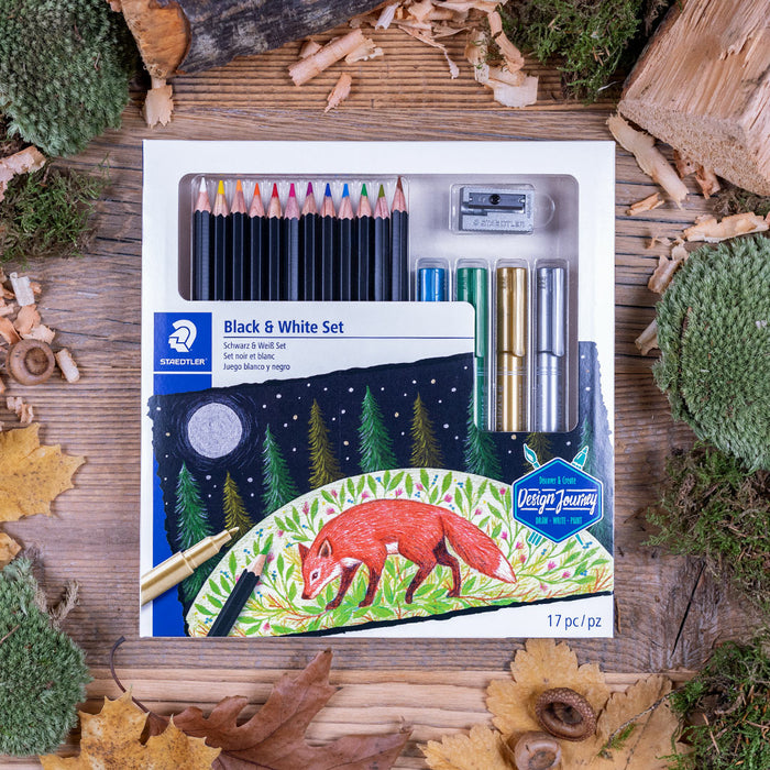 Staedtler Design Journey Mixed Black & White Set