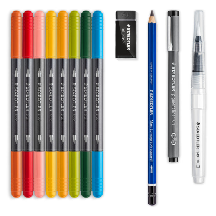 Staedtler Design Journey Mixed Floral Watercolour Set