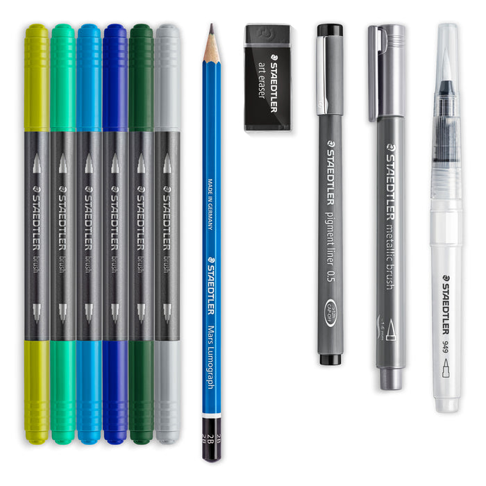Staedtler Design Journey Mixed Hand Lettering & Watercolour Set