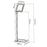 Anti-Theft Tablet Floor Stand with Aluminium Base, Lock