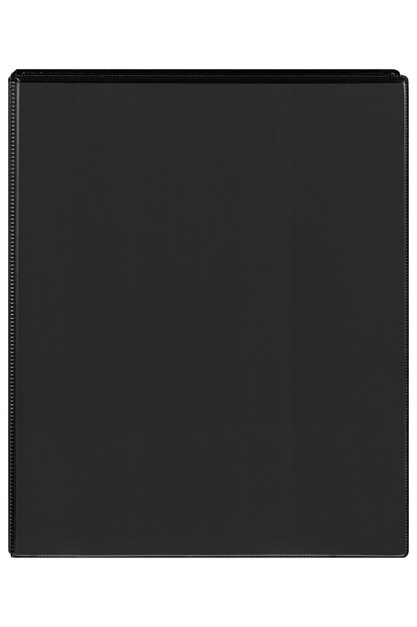 Marbig A4 3/25 Clearview Insert Cover Ringbinder, 3 D Ring - Black