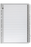 Marbig A4 Cardboard Indices/Divider, 1-31, Black/White