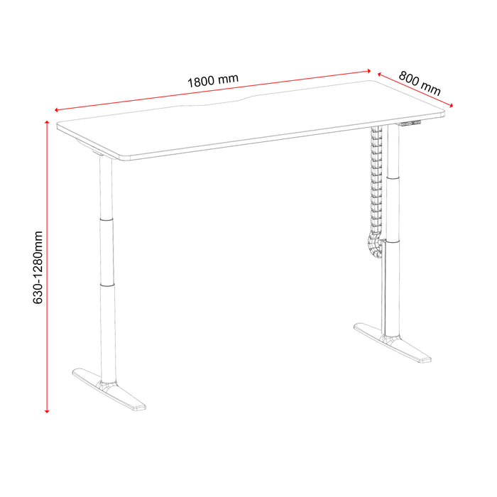 Buro Syntra Electric Height Adjustable Desk