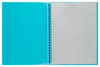 Marbig A4 20 Pocket Insertable Cover Refillable Display Book, Marine Cover