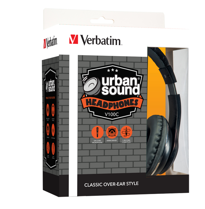 Verbatim Stereo Headphone Classic, Black