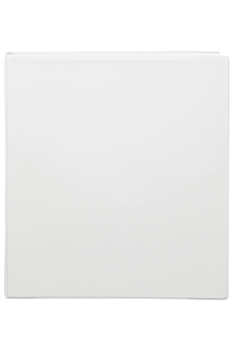 Marbig A4 Insert Cover Ring Binder, 38mm 2 D Rings, White