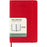 2026 Moleskine 90mm x 140mm Soft Cover Pocket Diary plus Notes, Week To View, Scarlet Red