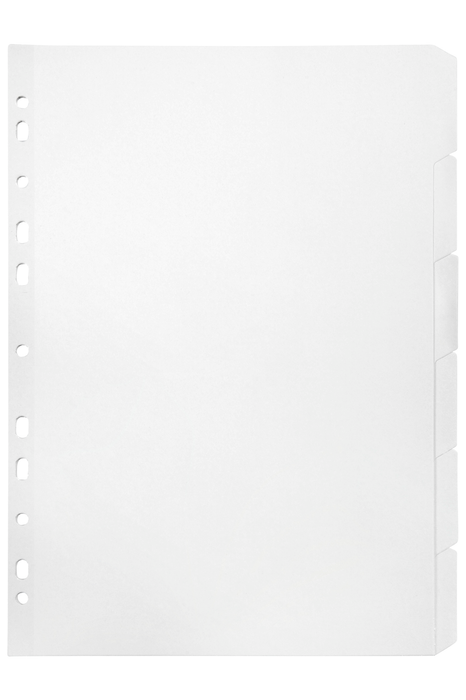 Marbig A4 Binding Indices 6 Tabs, White