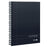 Spirax A5 Platinum Premium Black Polypropylene Cover Notebook, 200 Page (401)