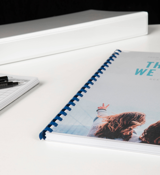 GBC Binding Comb 12mm, Blue, 21 Loop, Pack of 25