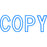 Xstamper Cx-Bn 1006 Copy Blue Stamp