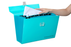 ColourHide Polyprop Expanding Carry File, Aqua