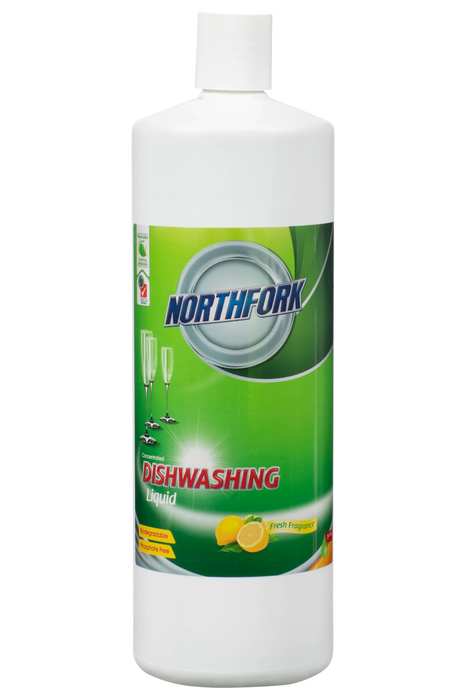 Northfork Dishwashing Liquid 1 Litre x 12's pack