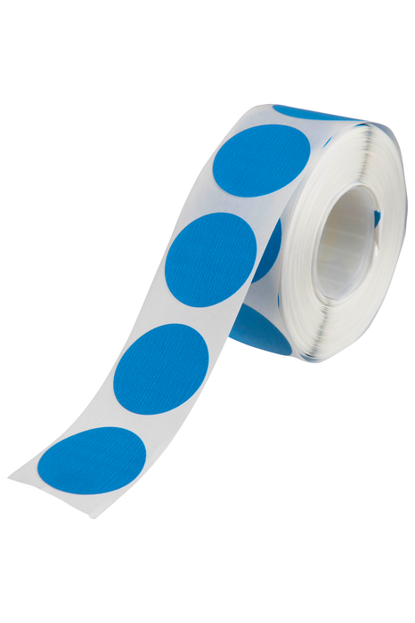 Quikstik Blue Circular Labels 24mm