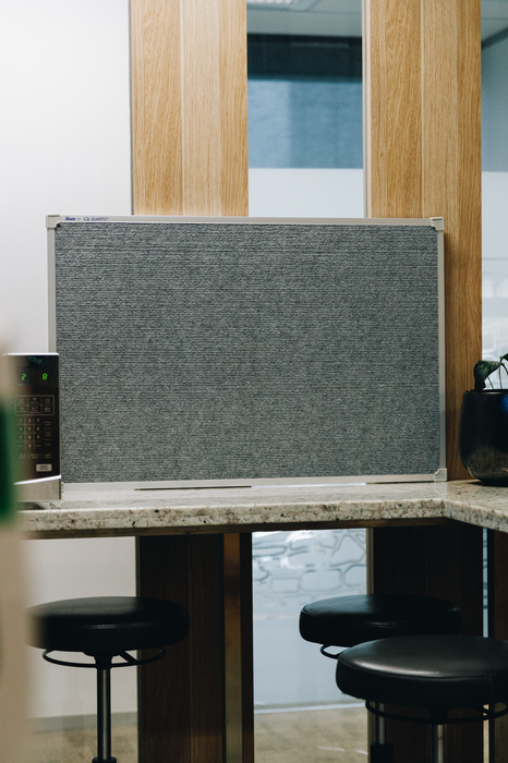 Penrite Aluminium Frame Fabric Bulletin Board 600 x 900mm