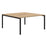 Avero 2 Pod Back to Back Fixed Height Desk, 1200mm x 700mm