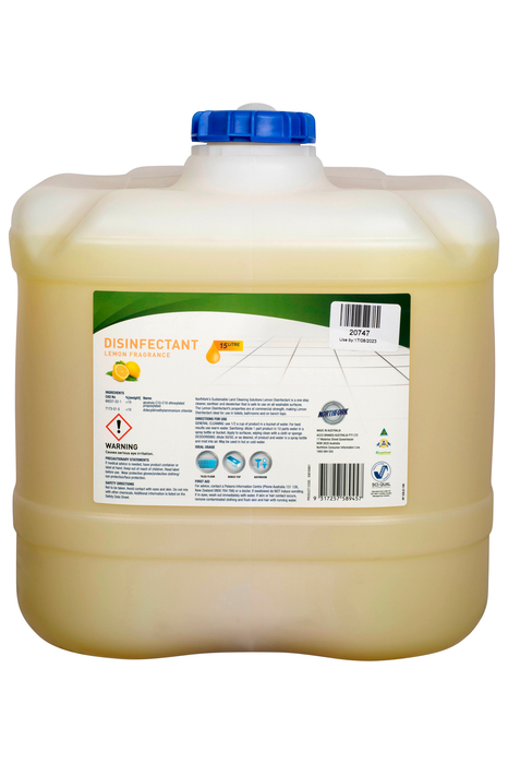 North Geca Sanitiser, Lemon, 15 Litres