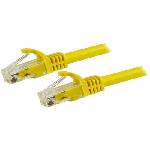 7.5 m CAT6 Cable - Yellow CAT6 Patch Cord - Snagless RJ45 Connectors - 24 AWG Copper Wire - Ethernet - ETL (N6PATC750CMYL) IM4833295