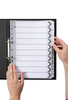 Marbig A4 Cardboard Indices/Divider, 10 Tab, Black/White