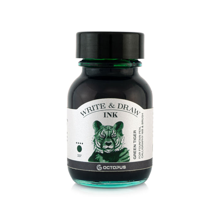 Octopus Fluids Write and Draw Ink 337 Green Tiger 50ml