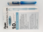 Pentel Hybrid Gel Grip Dx Gell Roller Pen Stick K230m 1.0mm Metallic Blue - Pack of 12